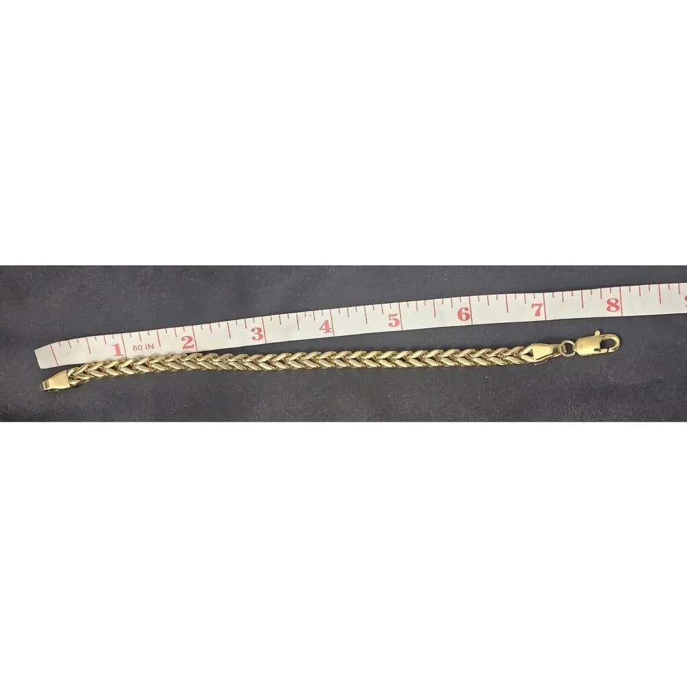 Combo 6mm 18in.chain & 8in bracelet Gold-Plated Stainless Steel box design